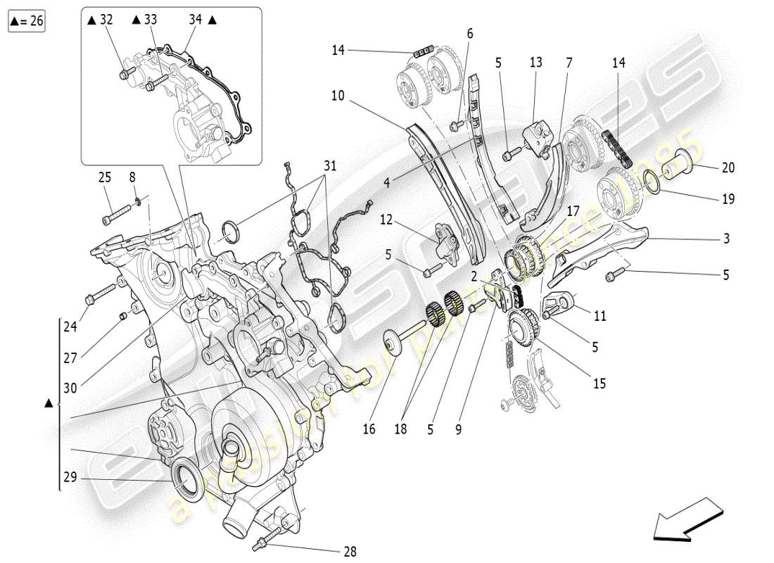 maserati ghibli (2019) momento diagrama de piezas