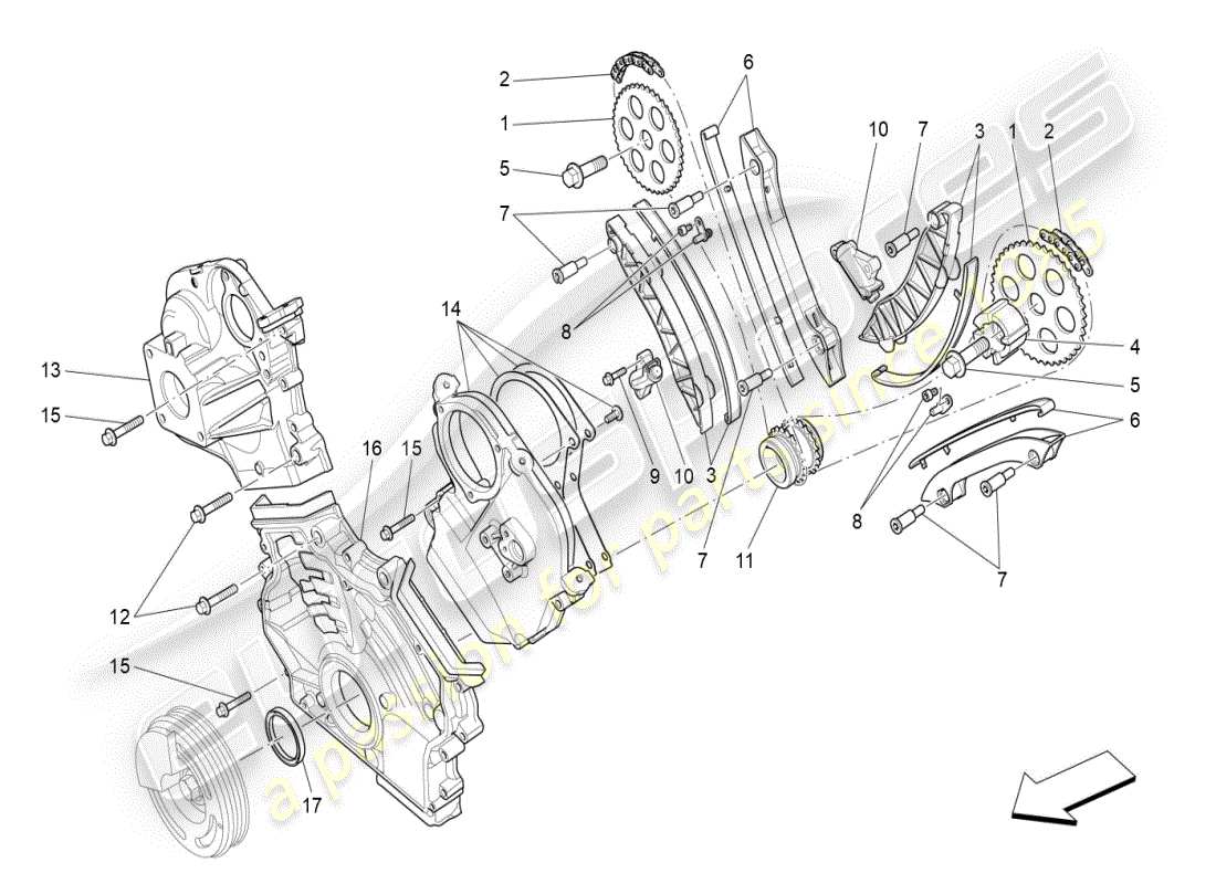 maserati ghibli (2019) momento diagrama de piezas