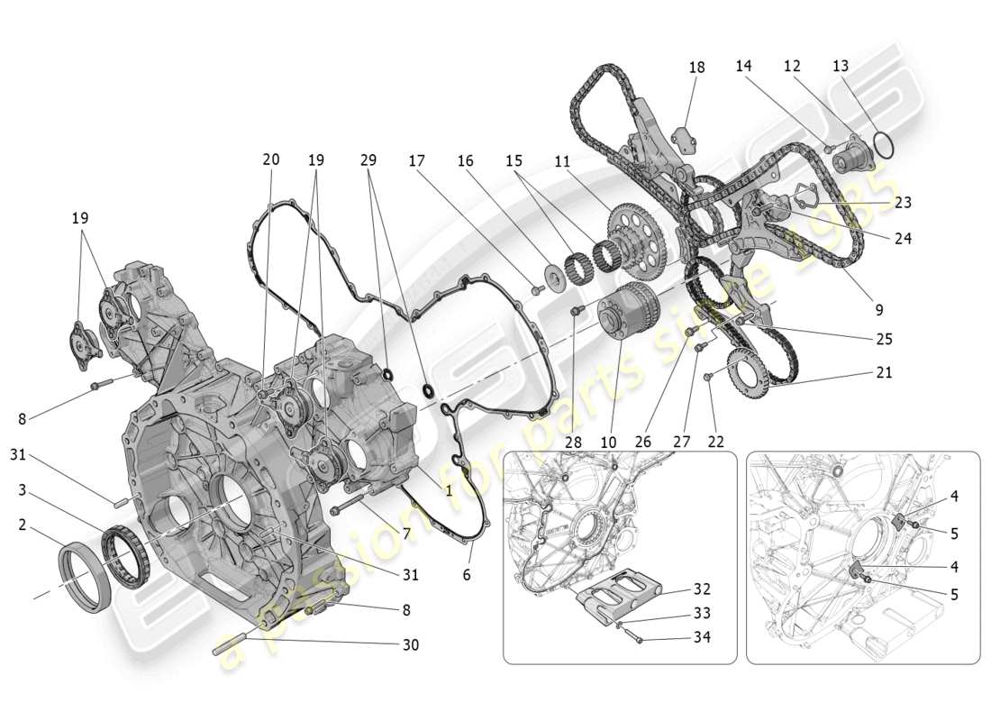 maserati mc20 cielo (2023) momento diagrama de piezas