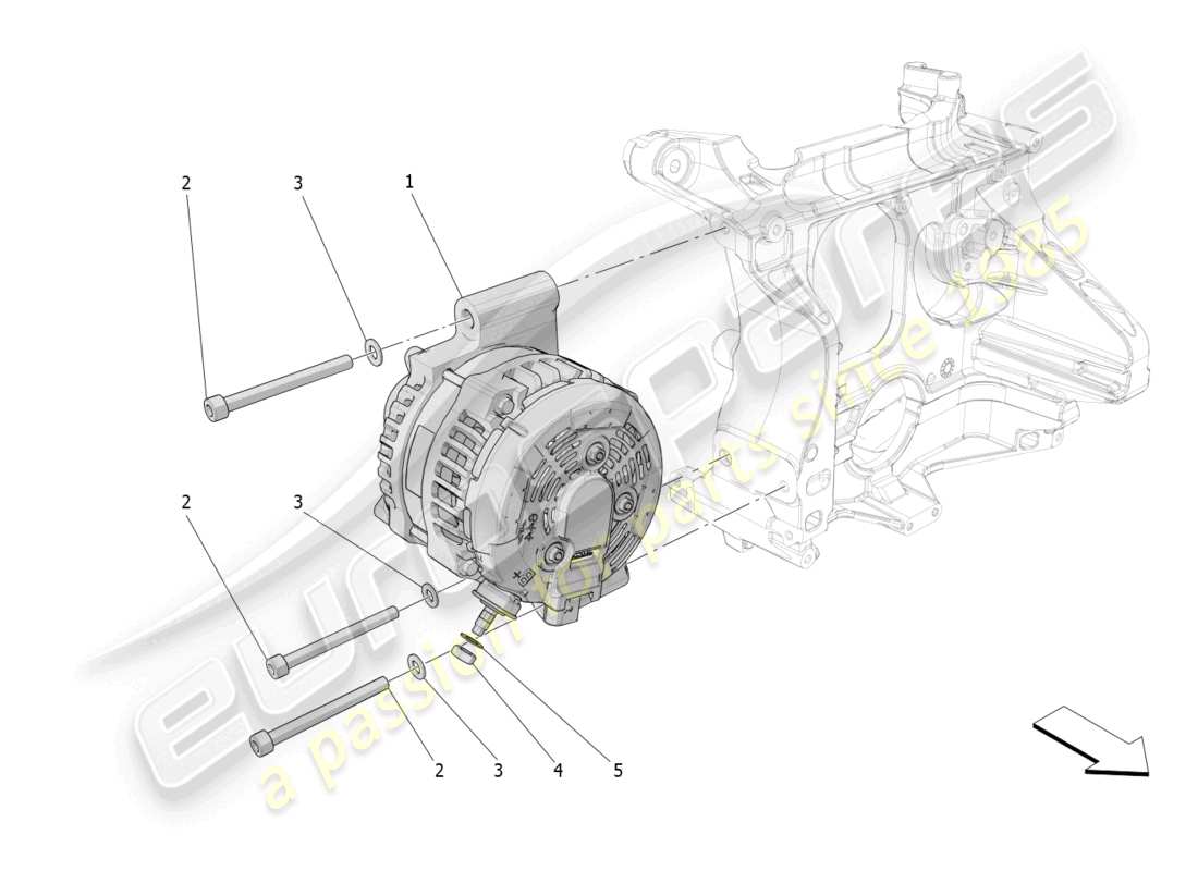 maserati grecale trofeo (2023) energy generation and accumulation diagrama de piezas