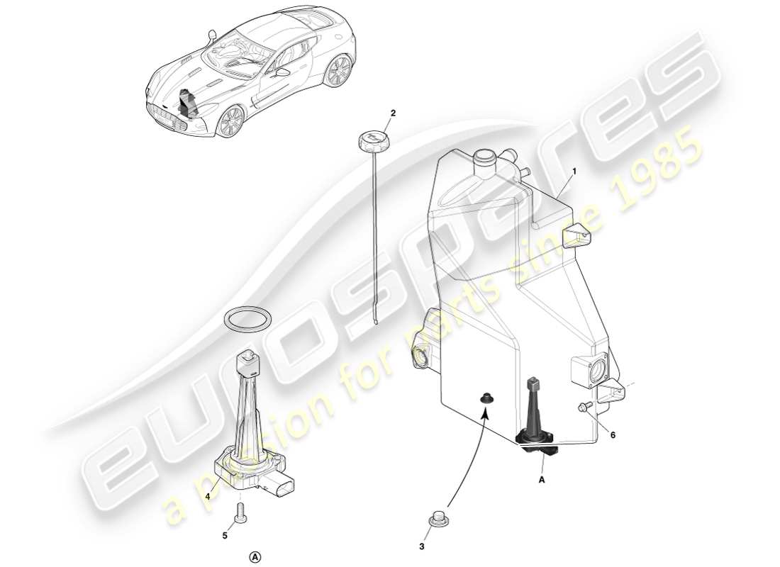 diagrama de pieza que contiene el número de pieza 8w93-6c624-ba
