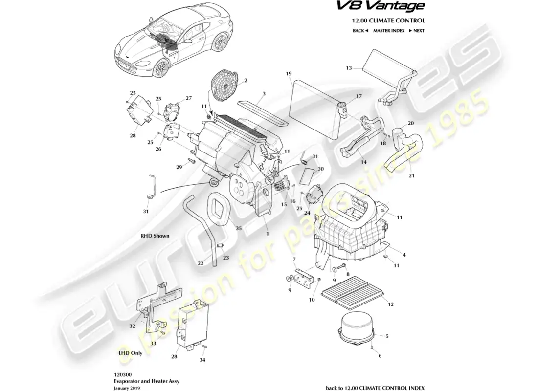diagrama de pieza que contiene el número de pieza 6g33-18n407-aa