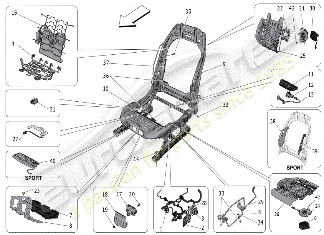 diagrama de pieza que contiene el número de pieza 675002093