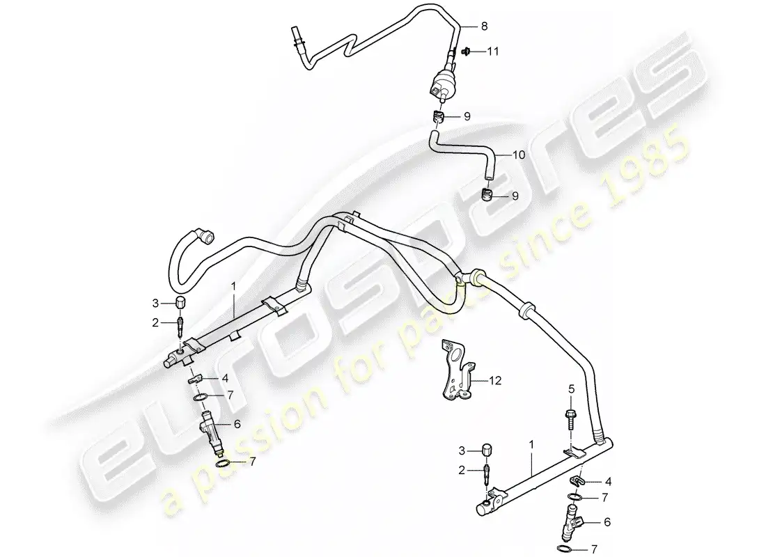 diagrama de pieza que contiene el número de pieza 98710121300