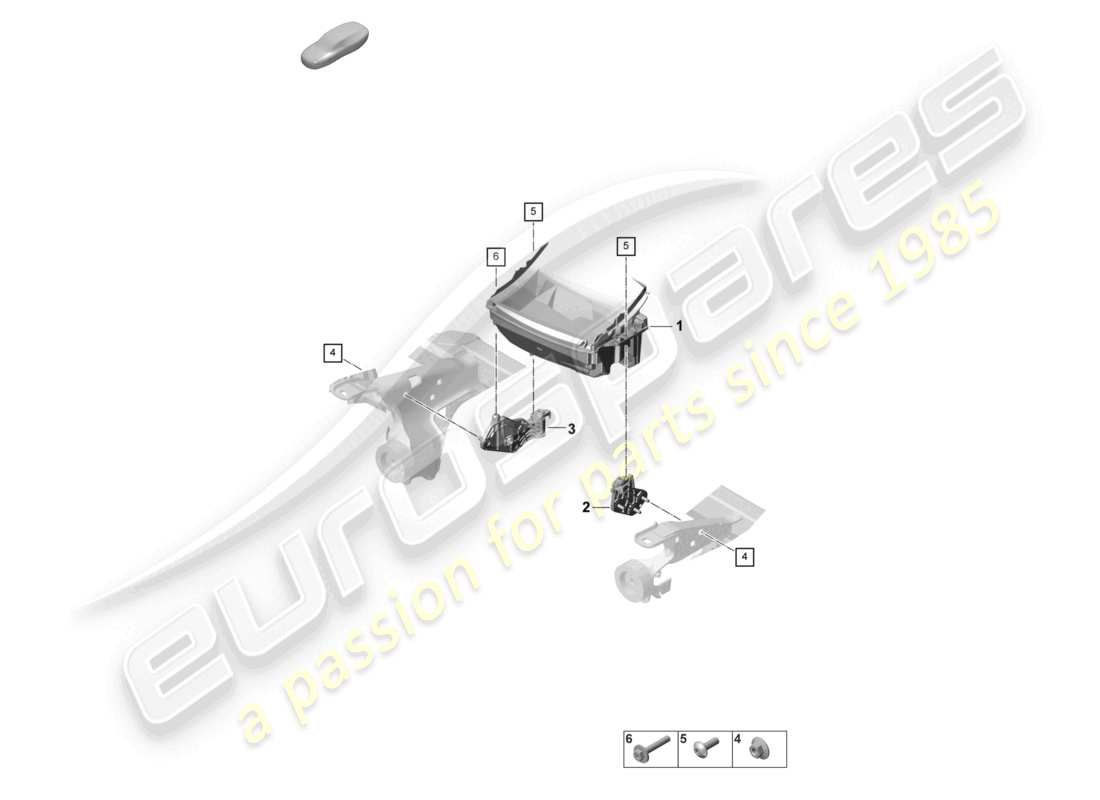 porsche 2022 (panamera 971-2) pantalla principal diagrama de piezas