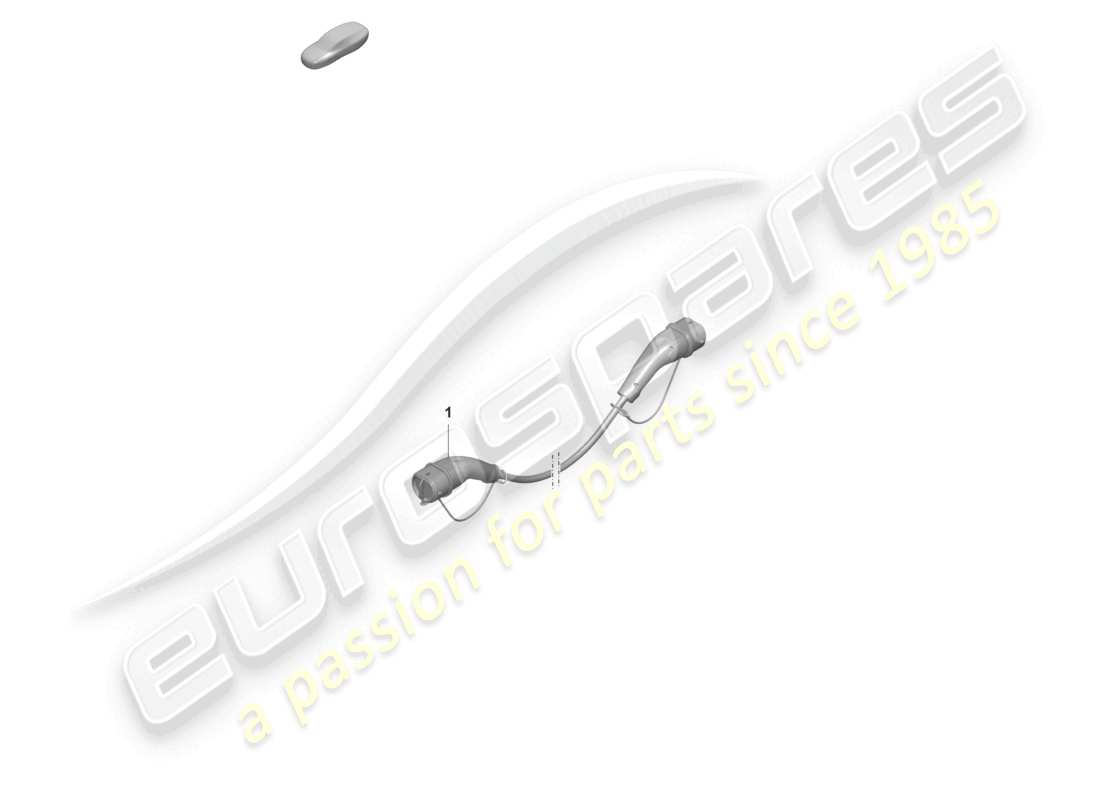 porsche 2022 (panamera 971-2) diagrama de piezas del cable de carga para estación de carga pública