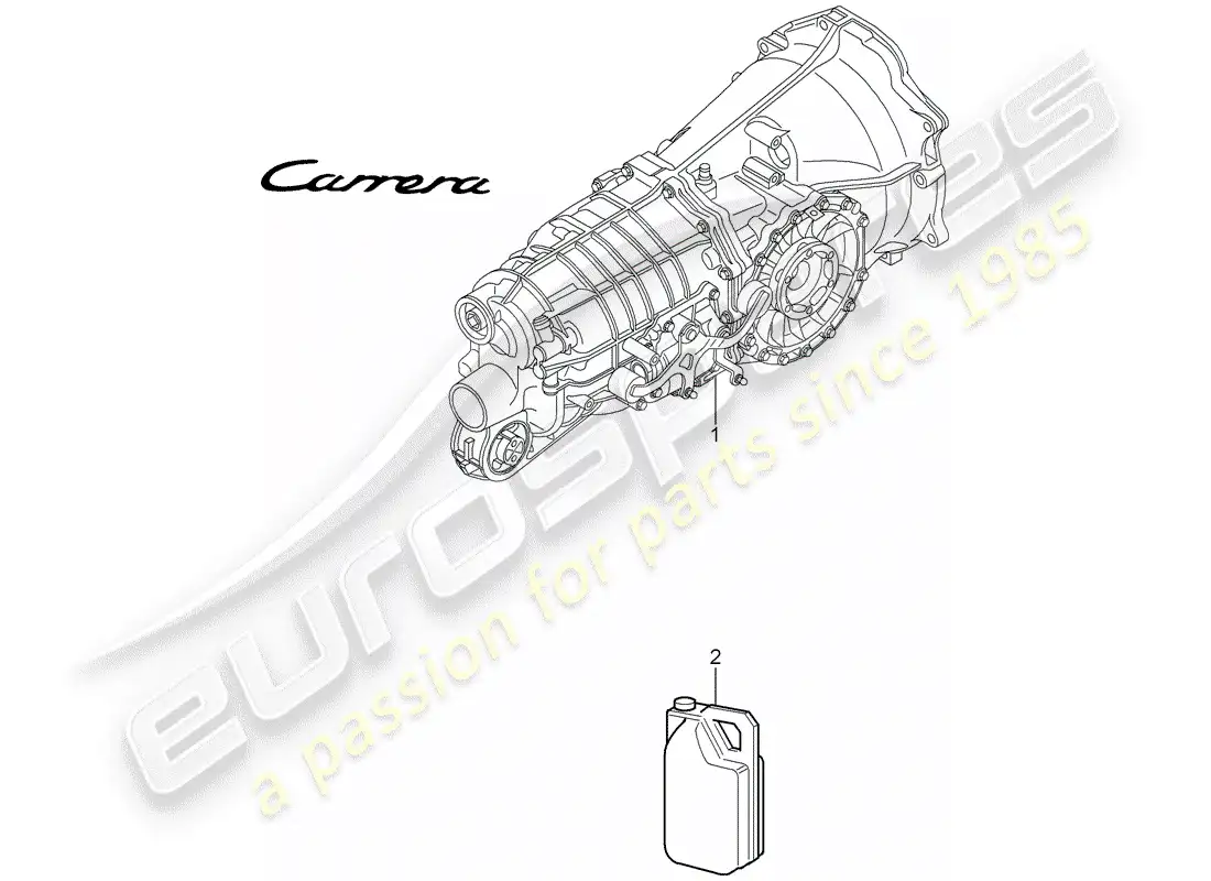 porsche 2007 (997-1) manual gearbox diagrama de piezas
