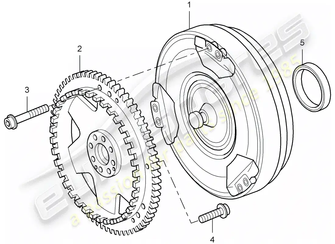 porsche 2006 (cayenne e1 9pa) tiptronic diagrama de piezas