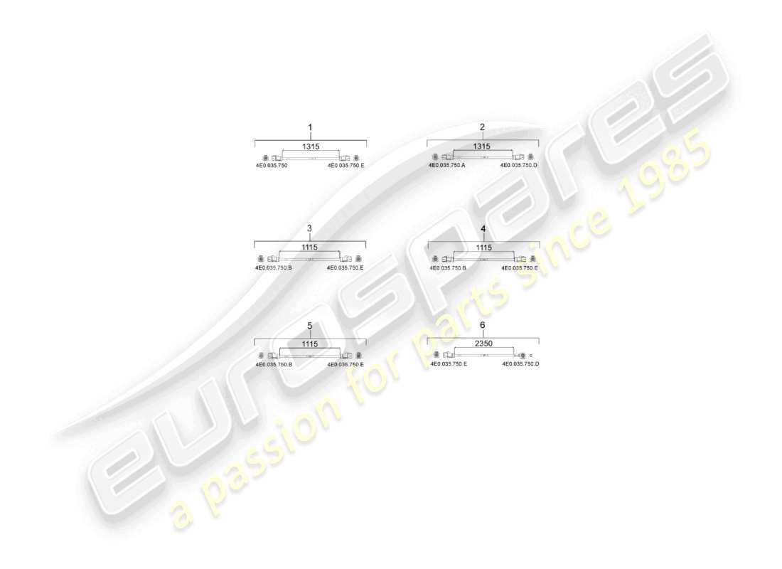 porsche 2021 (macan) diagrama de piezas de la computadora central de la línea de conexión