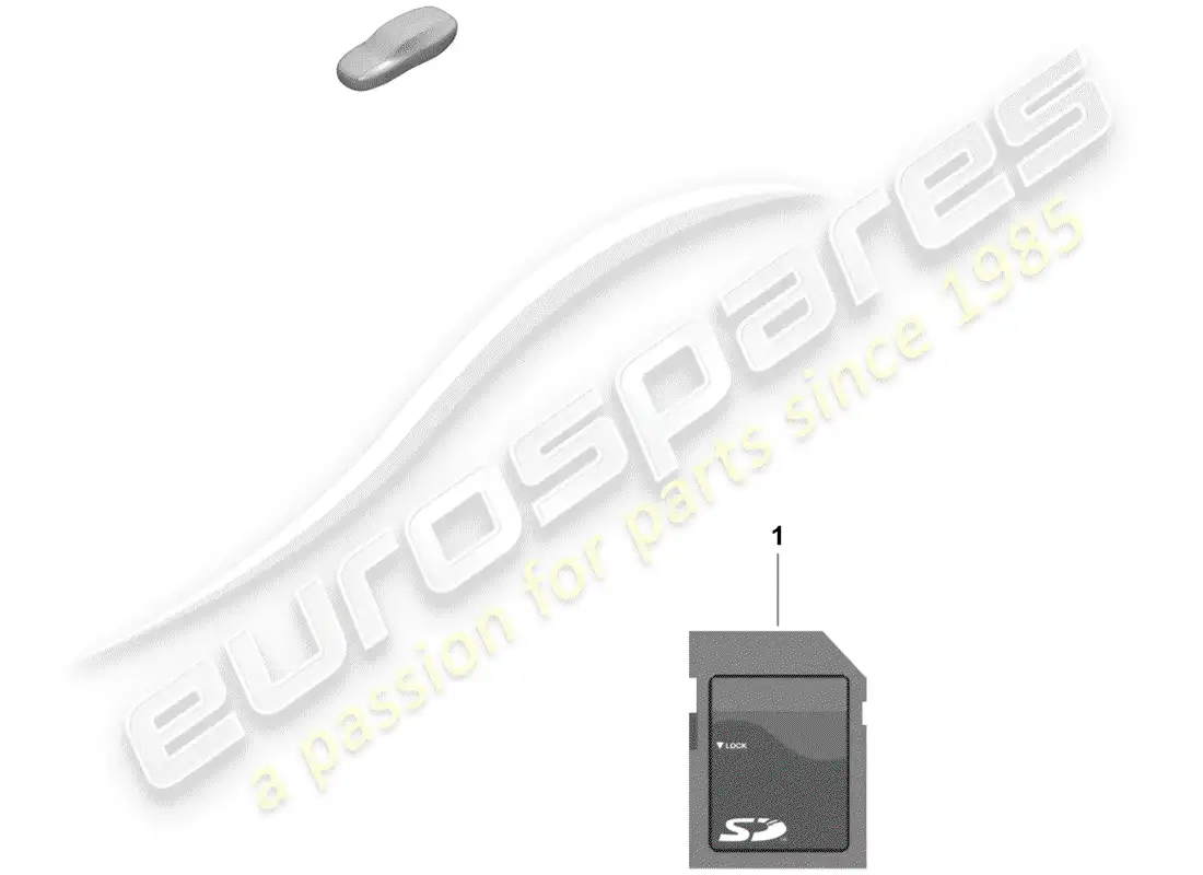 porsche 2020 (718 boxster spyder) tarjeta de memoria sd para actualizar diagrama de piezas