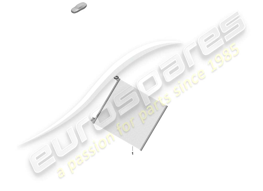 porsche 2024 (macan-e) diagrama de piezas del condensador del sistema de calefacción y aire acondicionado