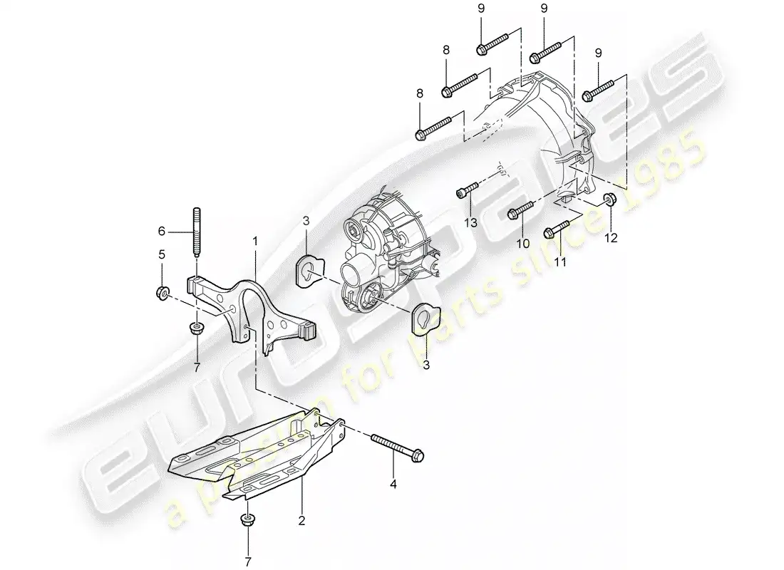 porsche 2005 (997-1) manual gearbox diagrama de piezas