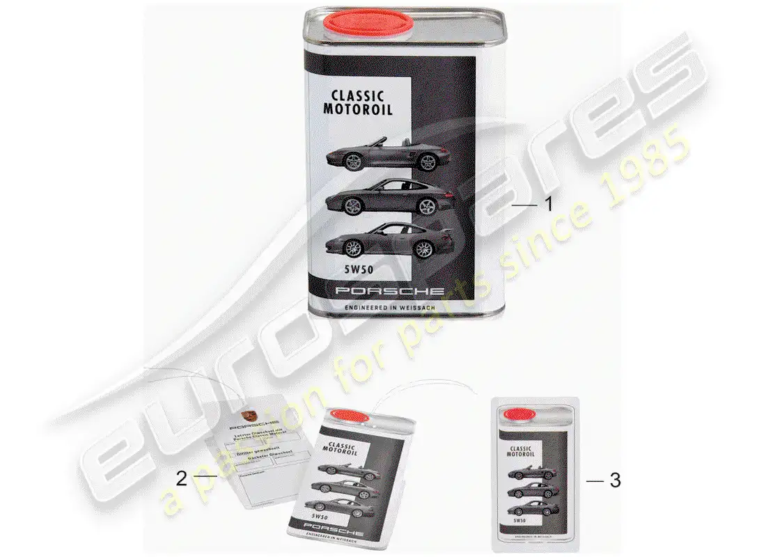 porsche 2001 (986 boxster) engine oil - porsche classic diagrama de piezas