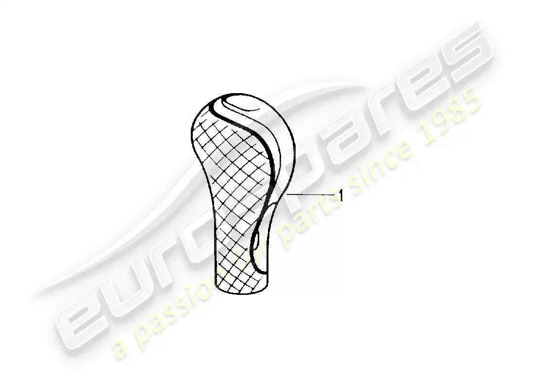porsche 2011 (tequipment) palanca selectora diagrama de piezas