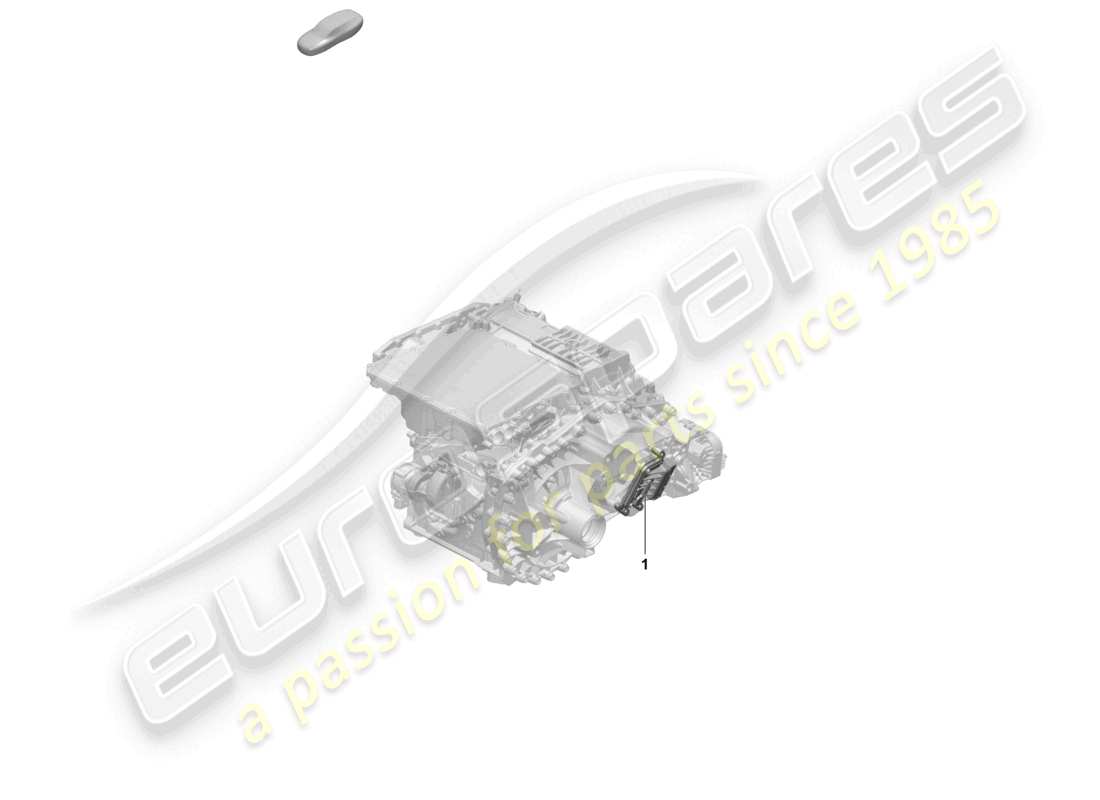 porsche 2025 (macan-e) unidad de control para bloqueos de diferencial diagrama de piezas