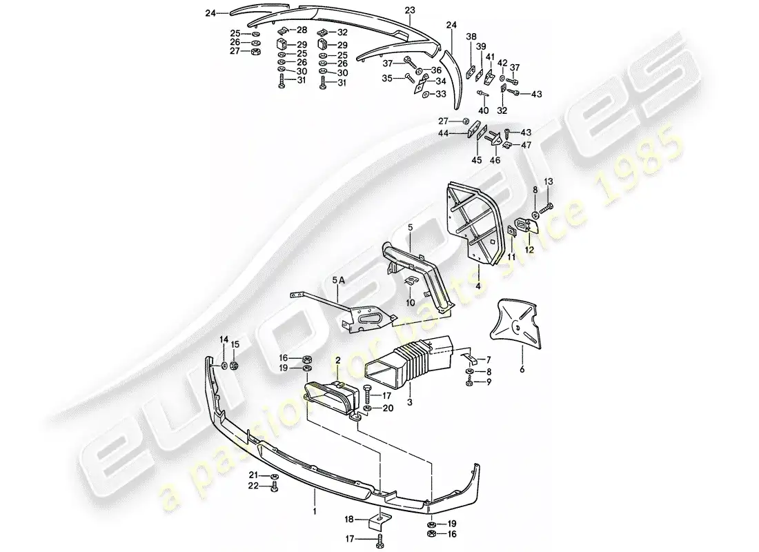 porsche 1979 (928) revelación diagrama de piezas