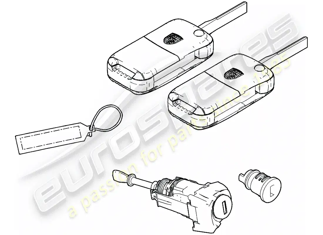 porsche 2003 (cayenne e1 9pa) kits de reparación diagrama de piezas