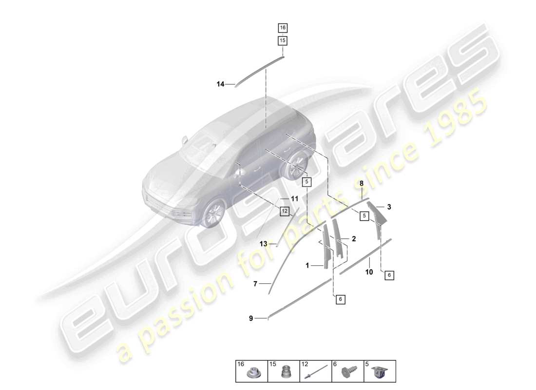 diagrama de pieza que contiene el número de pieza 9y0854328b 9b9