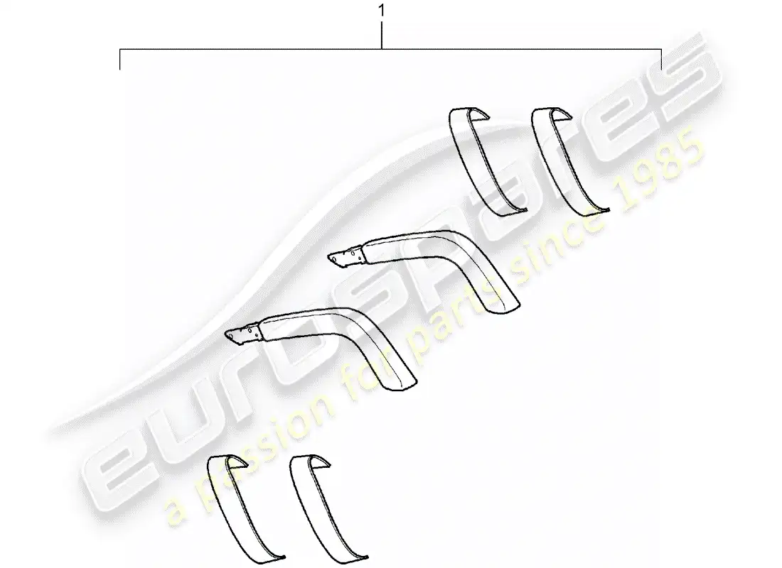 porsche 2014 (tequipment cayenne) manejar diagrama de piezas