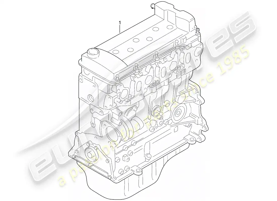 porsche 2016 (cayenne e2 92a) bloque largo diagrama de piezas