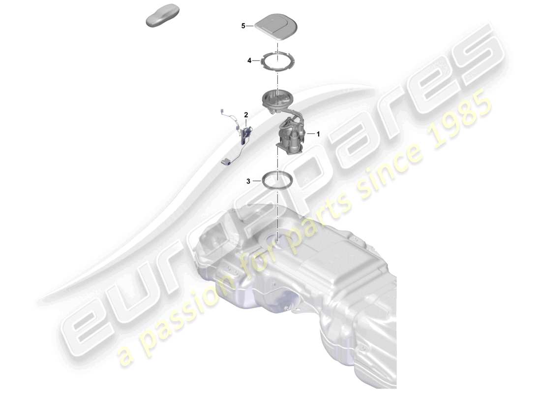 porsche 2025 (cayenne e3 pa) tanque de combustible bomba de combustible d - mj 2025>> diagrama de piezas
