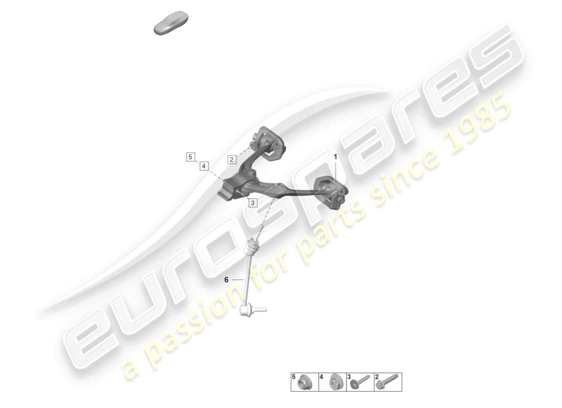 porsche 2026 (992-2 gt3/rs/st) obús superior diagrama de piezas