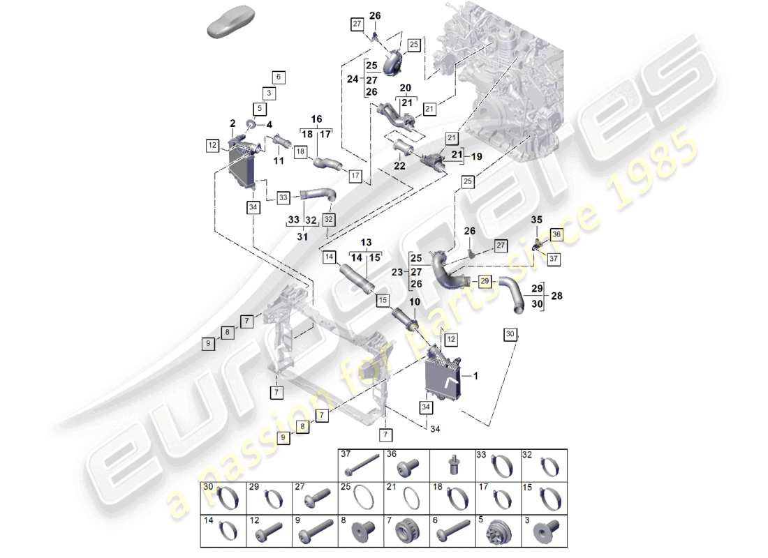 diagrama de pieza que contiene el número de pieza pab145803b