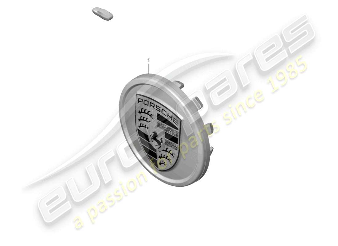 porsche 2020 (taycan 9j1-1) tapa de cubo diagrama de piezas