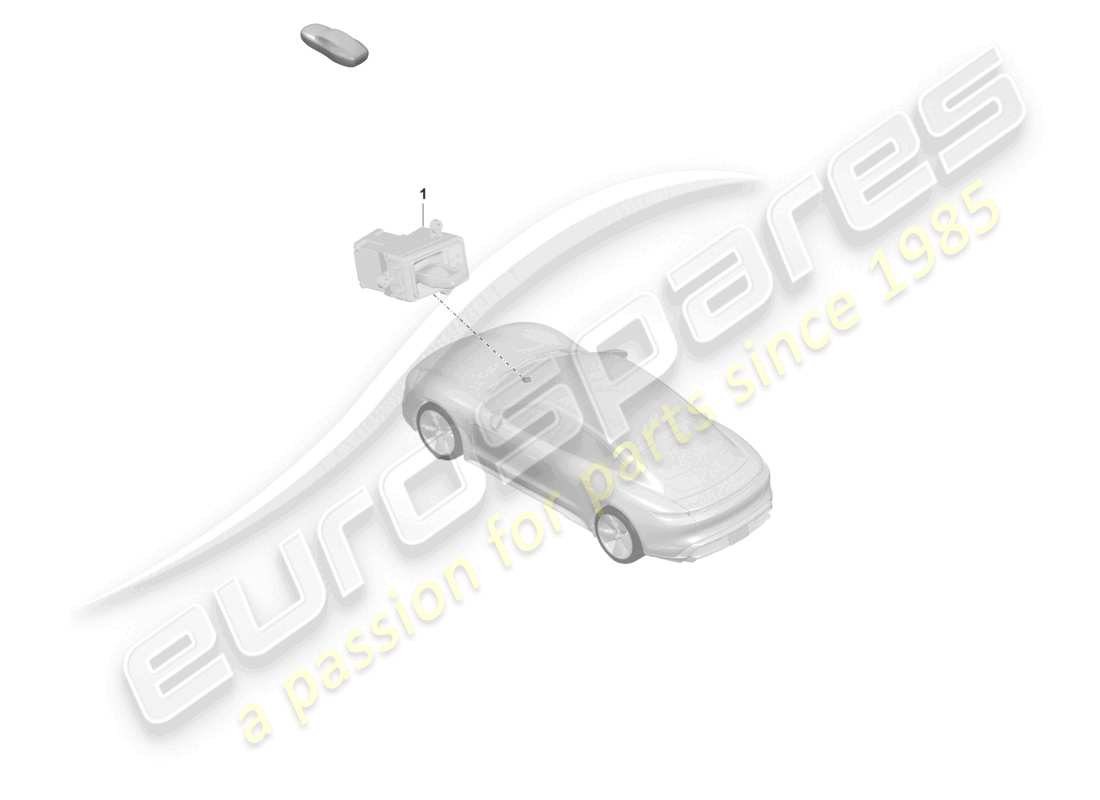 porsche 2020 (taycan 9j1-1) mecanismo selector diagrama de piezas