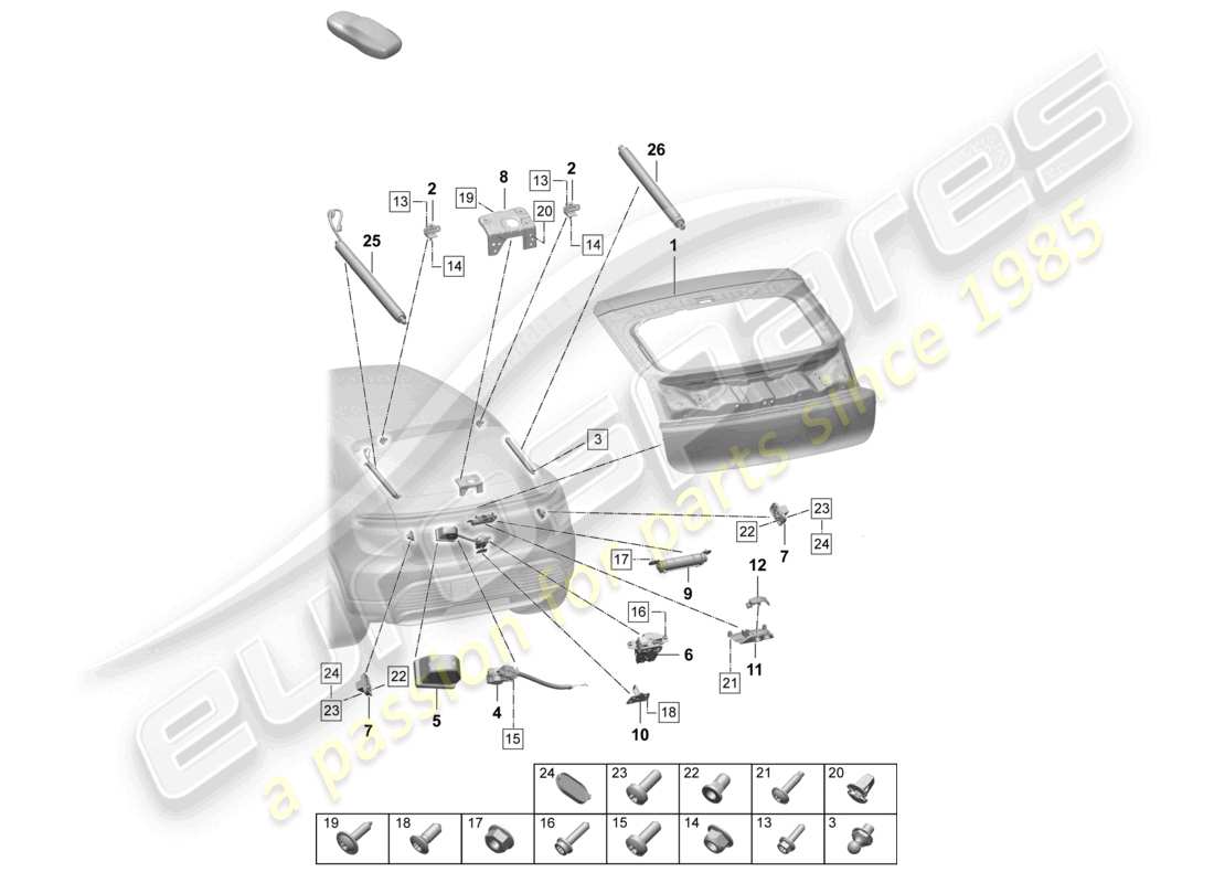 diagrama de pieza que contiene el número de pieza 95c827679b