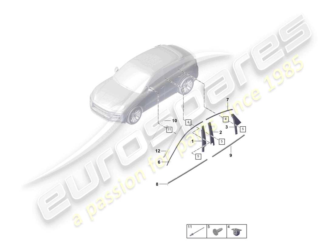 diagrama de pieza que contiene el número de pieza 9y0839476j 041
