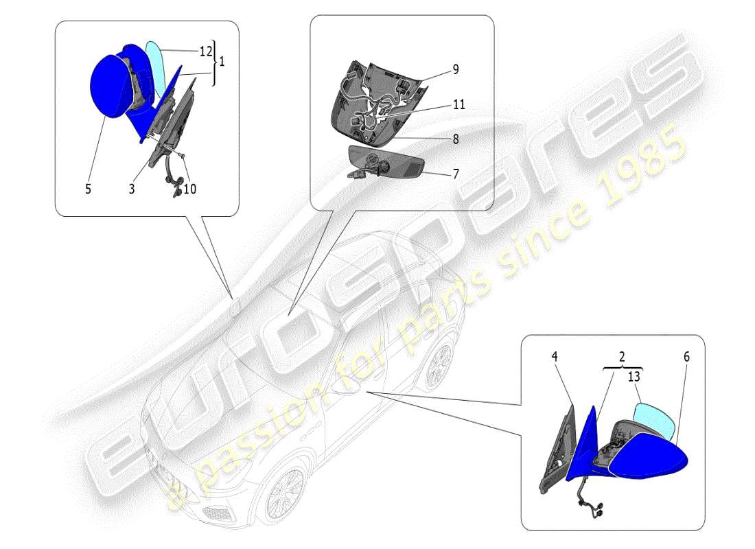 diagrama de pieza que contiene el número de pieza 673014611