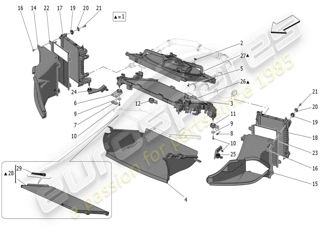 diagrama de pieza que contiene el número de pieza 670309013