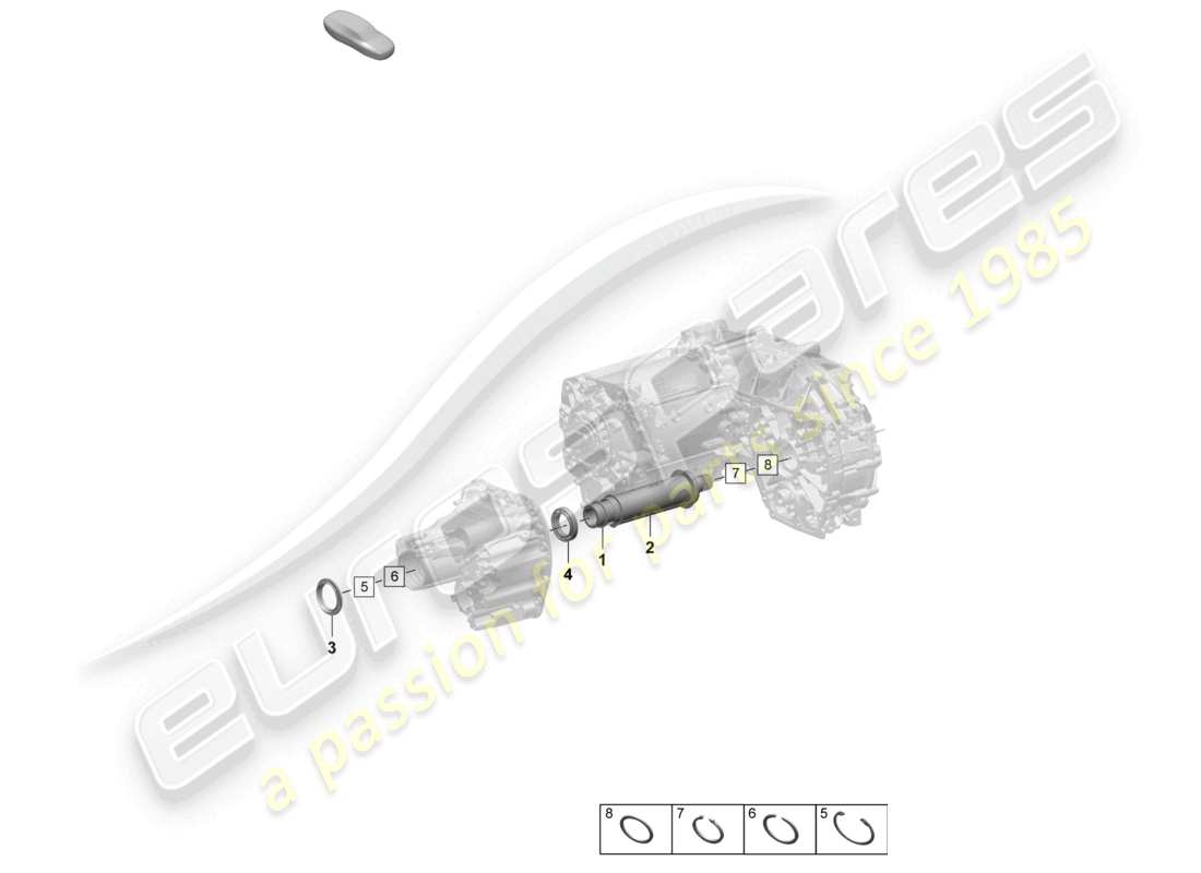 porsche 2025 (macan-e) motor de tracción para macan de propulsión eléctrica 4 eje trasero macan carcasa conductora de aceite diagrama de piezas