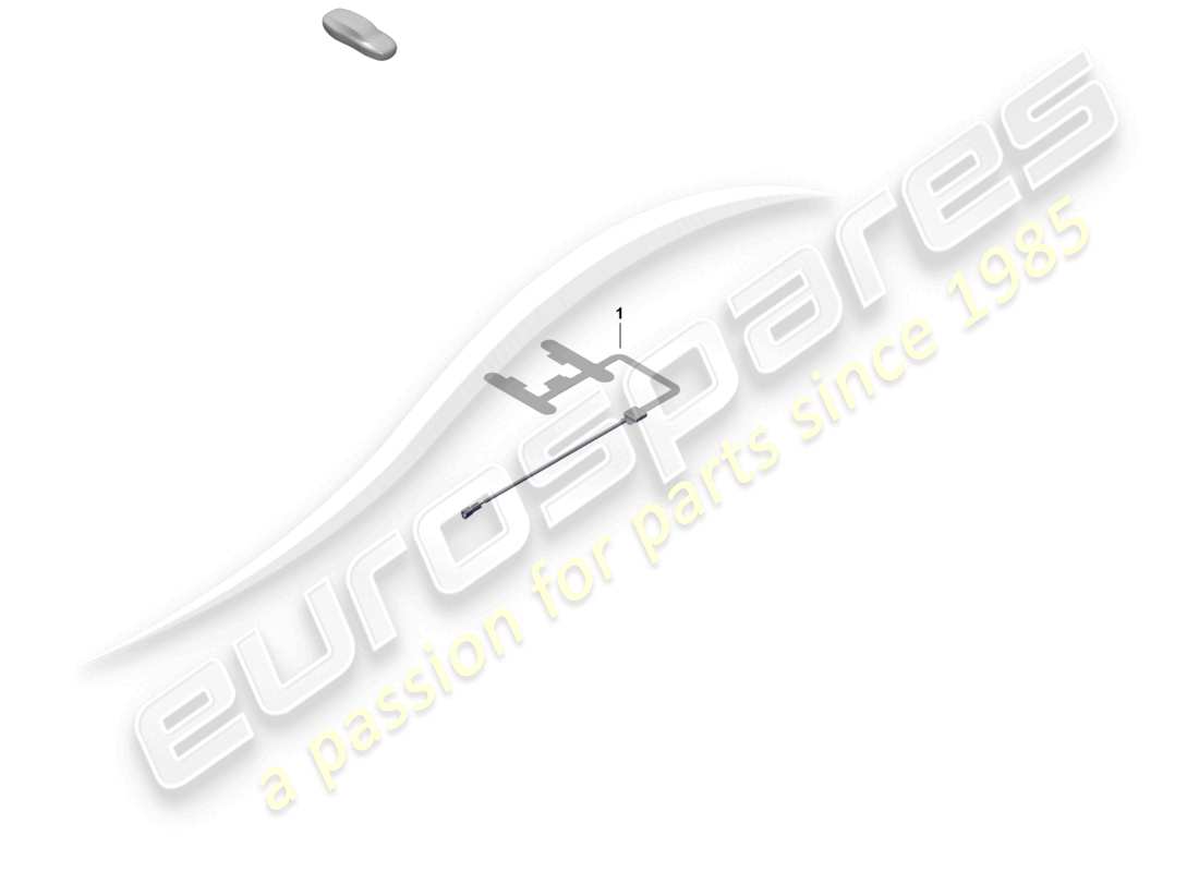 porsche 2026 (992-2 turbo / s) diagrama de piezas de reconocimiento de asiento ocupado
