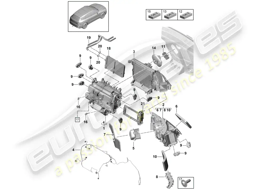 diagrama de pieza que contiene el número de pieza pab97156910
