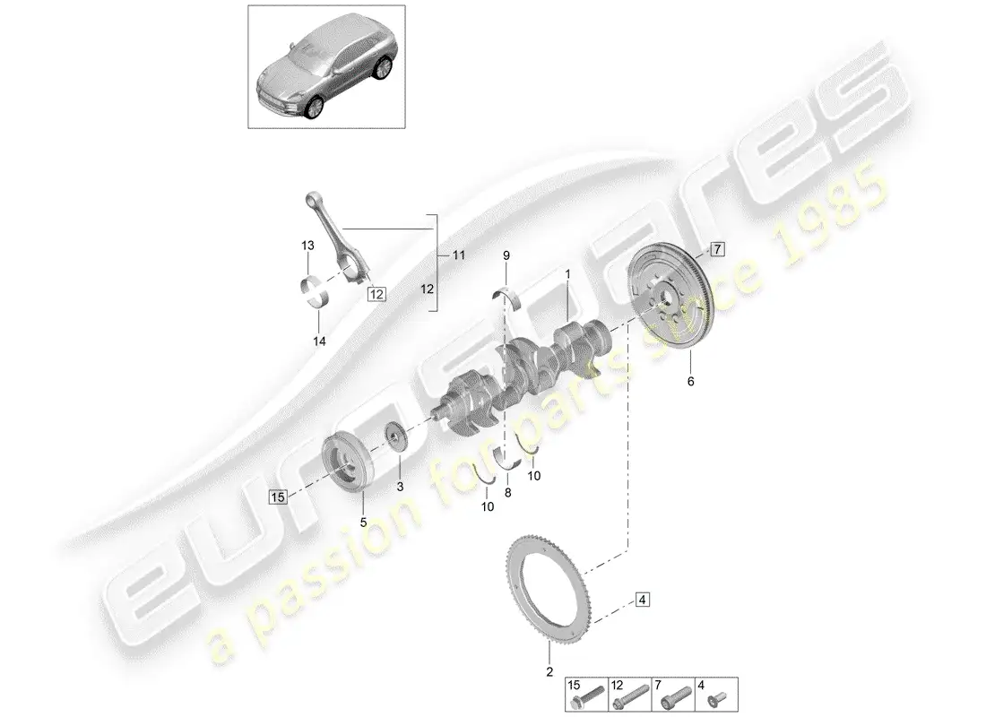 diagrama de pieza que contiene el número de pieza wht001319
