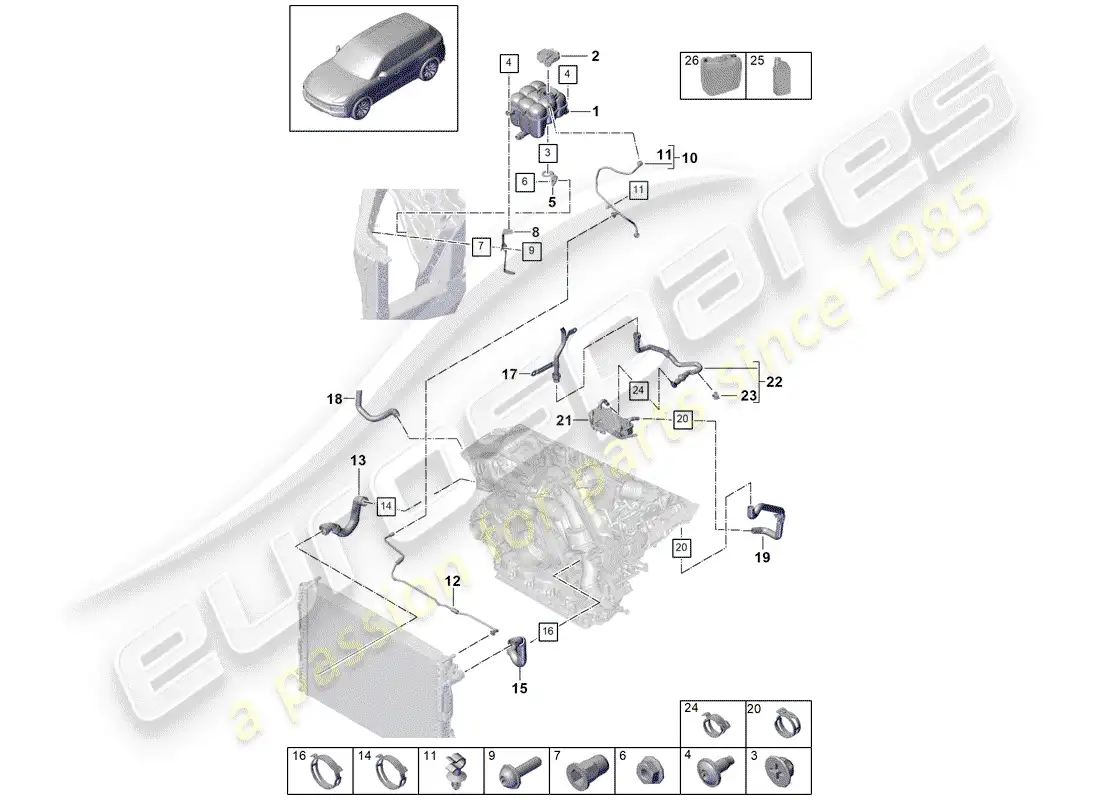 diagrama de pieza que contiene el número de pieza pab122449
