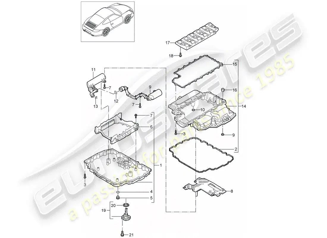 diagrama de pieza que contiene el número de pieza 9a110703200