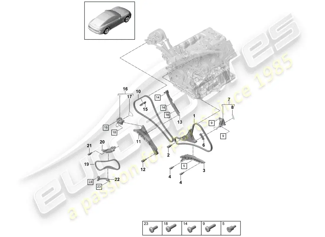 diagrama de pieza que contiene el número de pieza pab109218