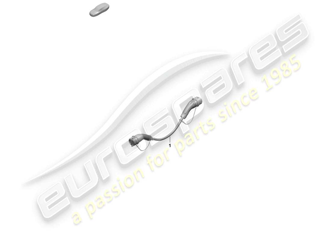 porsche 2025 (macan-e) cable de carga para estación de carga pública diagrama de piezas