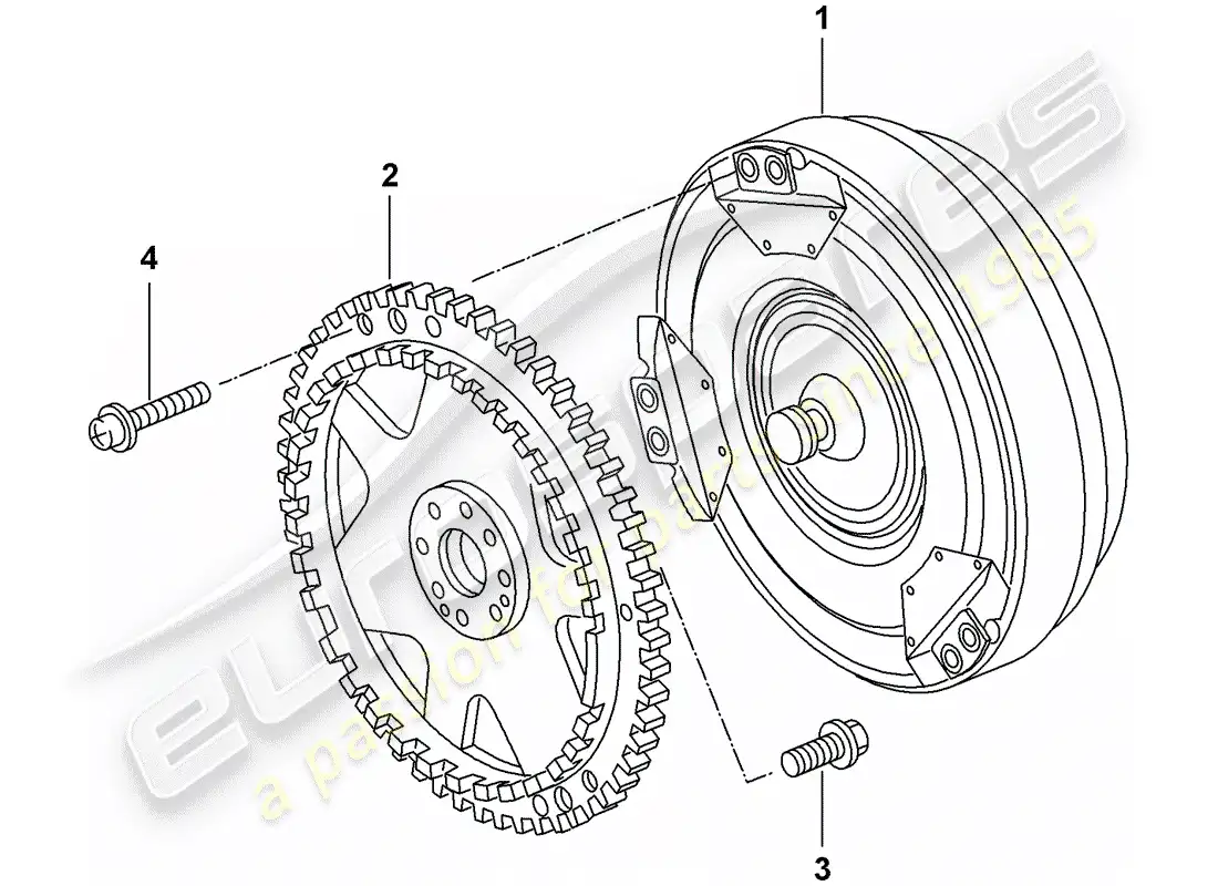 porsche 2005 (997-1) tiptronic diagrama de piezas