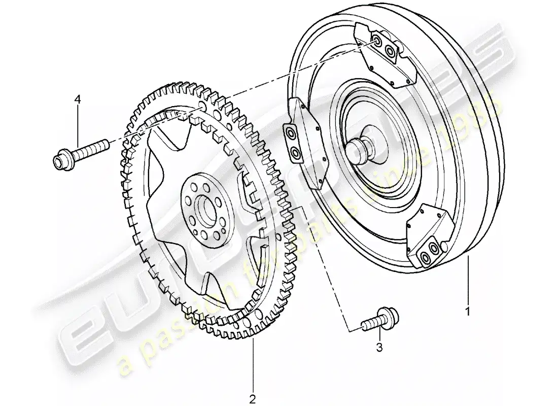 porsche 2006 (987 boxster) tiptronic diagrama de piezas