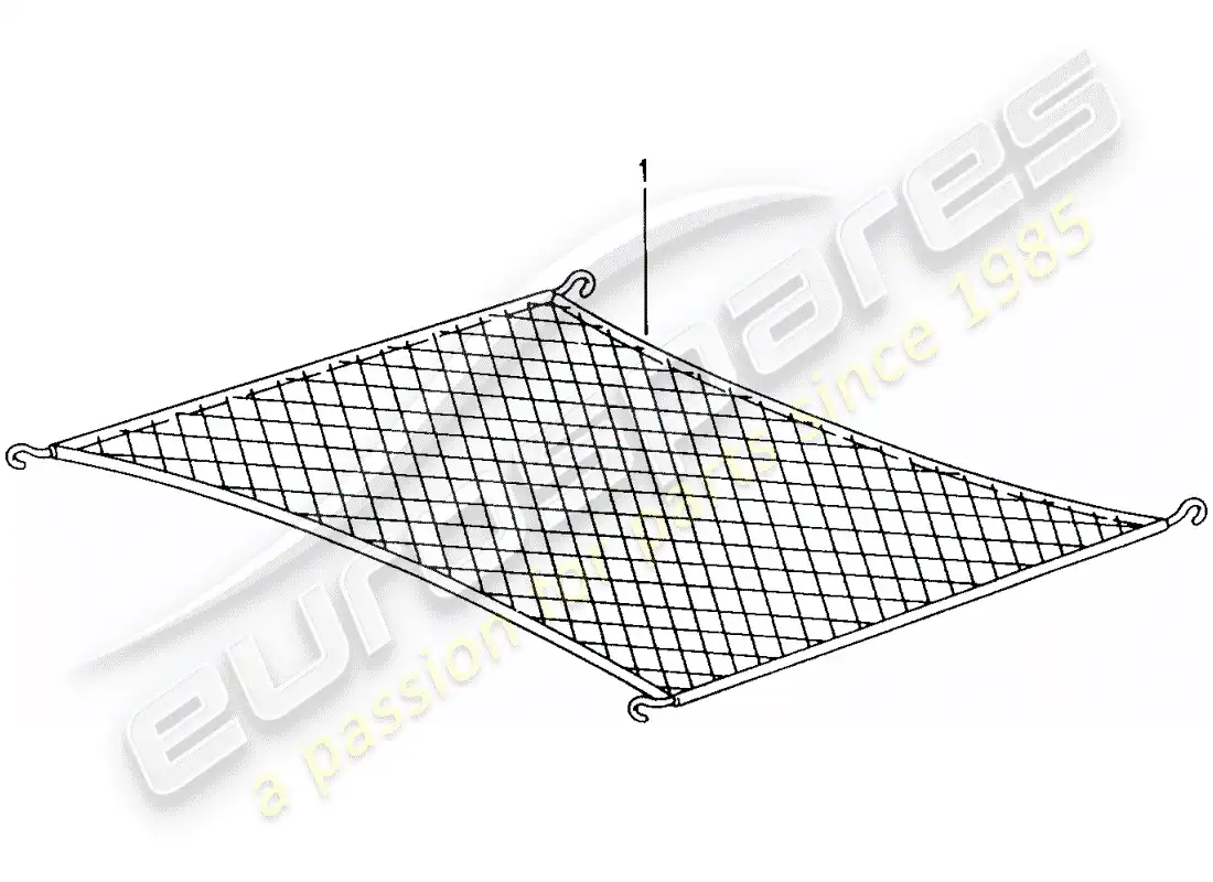 porsche 2008 (tequipment) red de carga diagrama de piezas
