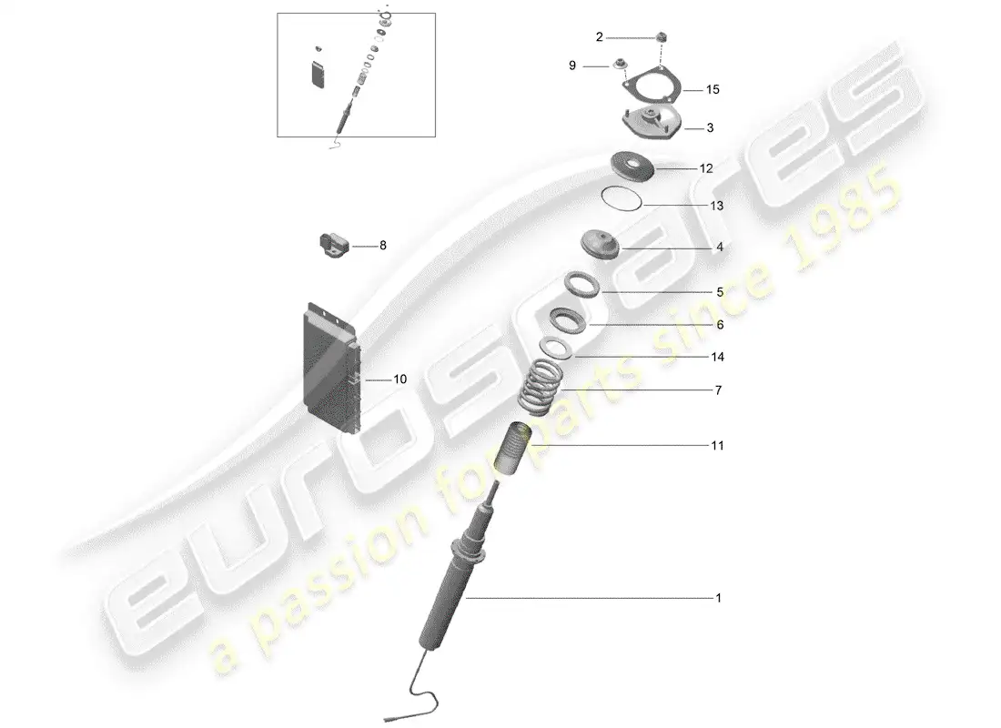 porsche 2020 (991-2 r/gt3/rs) amortiguador de vibraciones diagrama de piezas