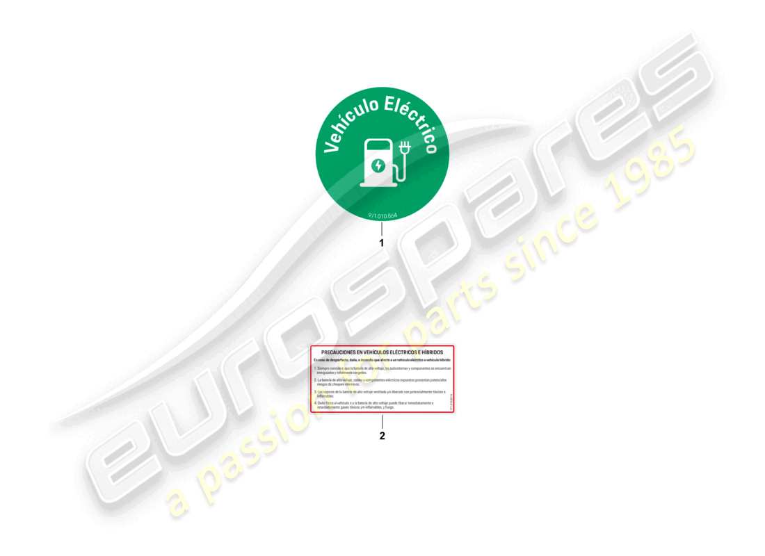 porsche 2025 (macan-e) placa de datos chile calentador auxiliar diagrama de piezas