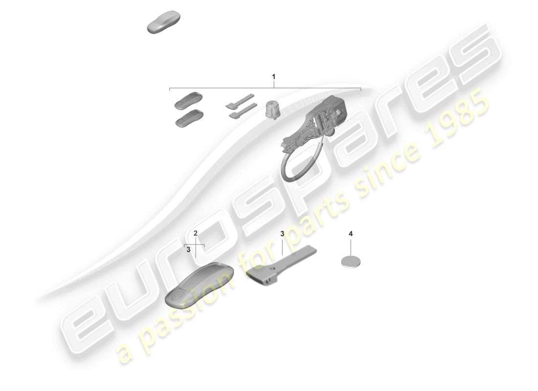 porsche 2022 (panamera 971-2) cilindros de bloqueo diagrama de piezas