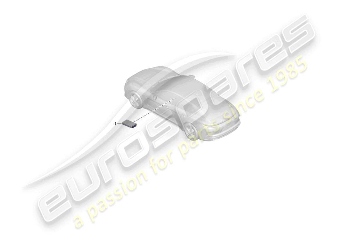 porsche 2026 (taycan 9j1-2) diagrama de piezas del cargador de inducción para teléfono móvil