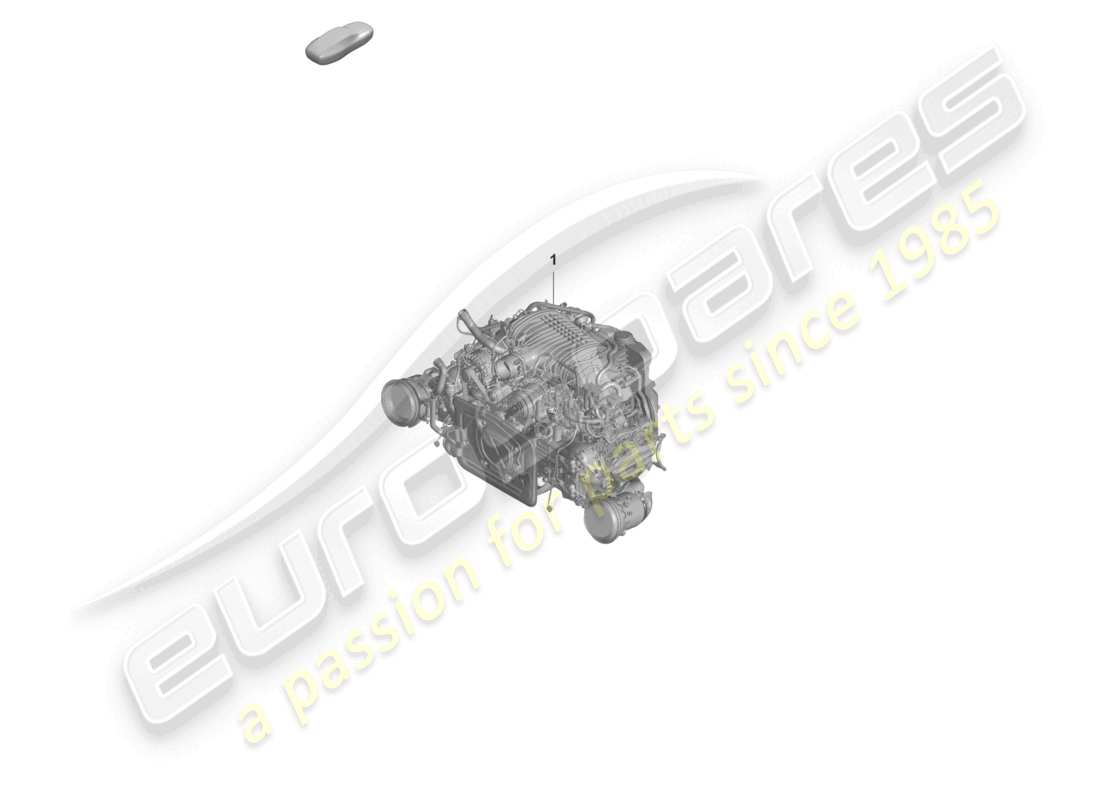 porsche 2021 (992-1 gt3/rs/st) motor de repuesto para vehículos con filtro de partículas de gasolina diagrama de piezas