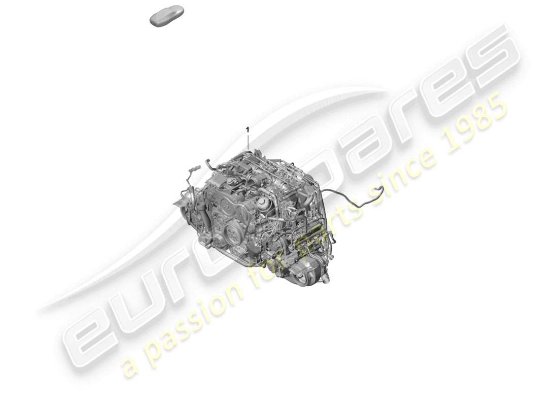 porsche 2025 (992-2 turbo / s) diagrama de piezas del motor de repuesto